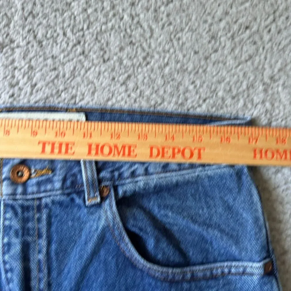 Vintage Arizona Jeans Mens 34x32 Blue Straight Denim Pants Work Outdoor Original